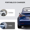 MEGAWISE Portable EV Charger, 32A Level 2 Electric Vehicle Charger with NEMA 14-50 Plug, 100-240V, IP65 Waterproof, Fast Indoor & Outdoor Charging