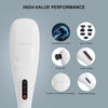 MEGAWISE Handheld Deep Tissue Massager Percussion Therapy for Back, Neck, Shoulders, Legs & Full Body,5 Speed & Mode Options, Corded 6ft, Ergonomic Grip, Multi-Node Massage (Pearl White)