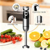 MEGAWISE Hand Blender, 5-in-1 Immersion Blender, 400W, Chopper, Whisk