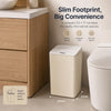 MEGAWISE 17L Touchless Trash Can, Battery Powered Waste Bin for Home