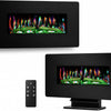 MEGAWISE 36-Inch Electric Fireplace Heater, Wall Mounted or Freestanding