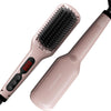 MEGAWISE Hair Straightener Brush, Ceramic Ionic Heated Hair Brush