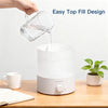 MEGAWISE 1.5L Cool Mist Humidifier, 24dB Quiet, Adjustable Mist