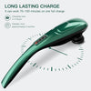MEGAWISE Cordless Handheld Back Massager, 5 Speeds, Rechargeable