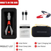 MEGAWISE 1500A 12V Car Jump Starter, 16800mAh, Up to 7L Gas/5L Diesel