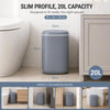 MEGAWISE 5.3 Gal Touchless Trash Can, Motion Sensor Bin for Home