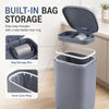 MEGAWISE 5.3 Gal Touchless Trash Can, Motion Sensor Bin for Home