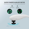 MEGAWISE Handheld Deep Tissue Massager Percussion Therapy for Back, Neck, Shoulders, Legs & Full Body,5 Speed & Mode Options, Corded 6ft, Ergonomic Grip, Multi-Node Massage (Pearl White)