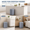 MEGAWISE 5.3 Gal Touchless Trash Can, Motion Sensor Bin for Home