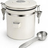MEGAWISE 1.2L 304 Stainless Steel Coffee Canister with CO2 Valve