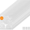MEGAWISE Reusable Vacuum Zipper Bags, 8.5 x 8.5 in, 20 Pack, BPA-Free