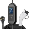 MEGAWISE Portable EV Charger, 32A Level 2 Electric Vehicle Charger with NEMA 14-50 Plug, 100-240V, IP65 Waterproof, Fast Indoor & Outdoor Charging