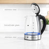 MEGAWISE 1.8L Glass Electric Kettle, Auto Shut-Off, Boil-Dry Protection