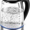 MEGAWISE 1.8L Glass Electric Kettle, Auto Shut-Off, Boil-Dry Protection