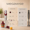MEGAWISE Hand Blender, 1000W Immersion Blender, 5-in-1 Multi-Function