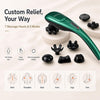 MEGAWISE Cordless Handheld Back Massager, 5 Speeds, Rechargeable