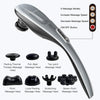 MEGAWISE Portable Deep Tissue Massager – Cordless Handheld Device for Full Body Relaxation – Back, Neck, Shoulder & Leg Use (Silver)