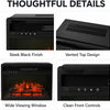 MEGAWISE Electric Fireplace Insert, 23-Inch, 1400W Heater and Timer