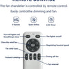 MEGAWISE 52 Inch Solid Wood Ceiling Fan with Lights, Remote Control, 6 Speeds,Noiseless,Reversible DC Motor (White)