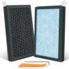 MEGAWISE HEPA Cabin Air Filter for Tesla Model 3 & Model Y (2-Pack), Upgraded Activated Carbon Interior Air Filters, High-Efficiency Replacement for OEM Cabin Filter
