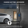 MEGAWISE Portable EV Charger, 32A Level 2 Electric Vehicle Charger with NEMA 14-50 Plug, 100-240V, IP65 Waterproof, Fast Indoor & Outdoor Charging