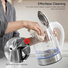 MEGAWISE Electric Kettle,1.8L Stainless Steel Water Boiler for Tea & Coffee