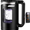 MEGAWISE Multi-Temperature Electric Kettle with Keep-Warm, Auto-Shutoff, and Digital Display, 1.5L BPA-Free Borosilicate Glass Kettle, Ideal for Brewing Tea, Coffee, and Oatmeal
