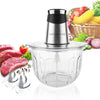 MEGAWISE Electric Food Processor, 1000W Meat Grinder & Vegetable Chopper with 4L Thick Glass Bowl, 4 Blades and Dual-Speed Food Chopper for Meat, Vegetables, Fruits, Nuts, and Baby Food