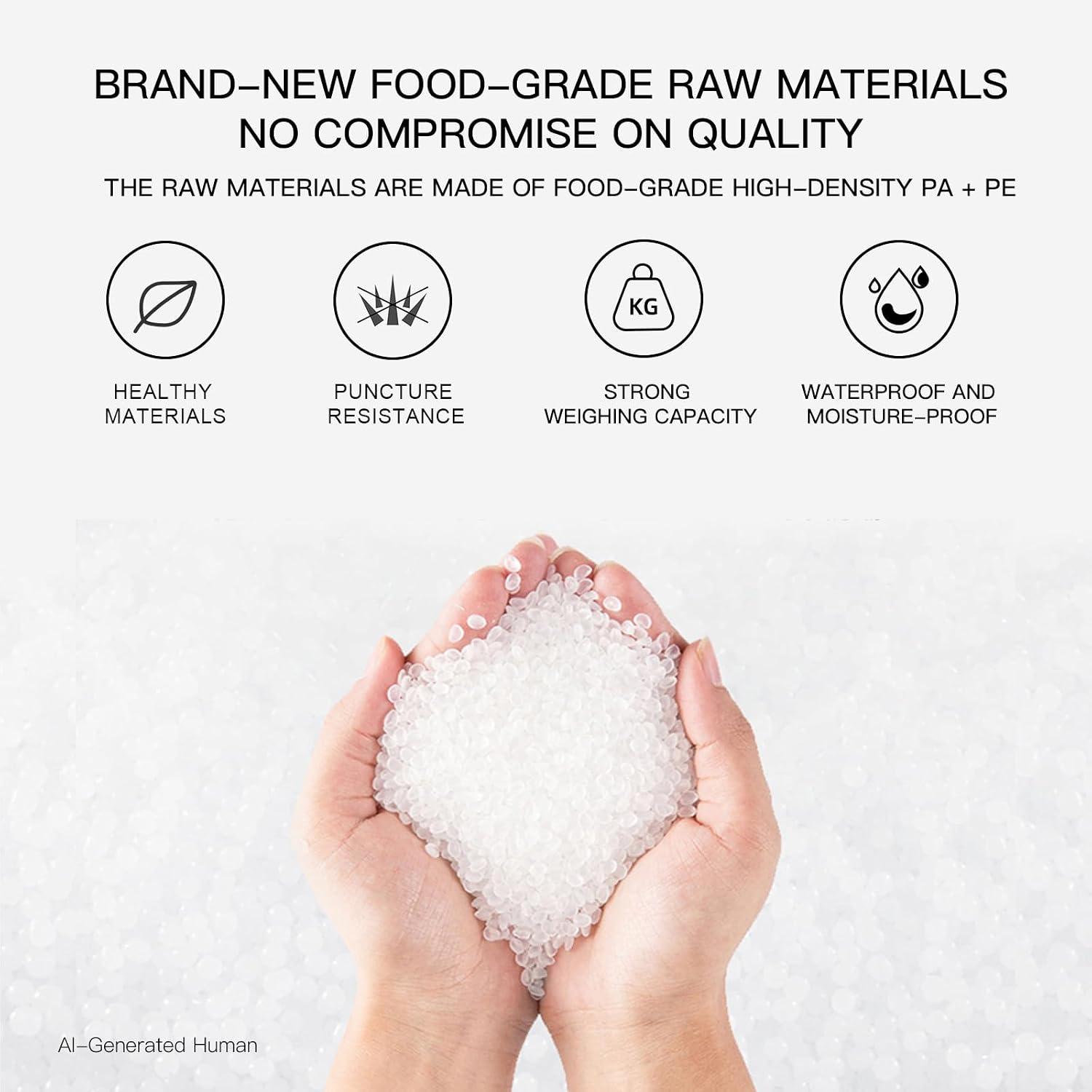 MEGAWISE 150pcs Vacuum Sealer Bags, BPA-Free Food Storage Bags