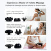 MEGAWISE Cordless Back Massager for Shoulders, Waist, Legs, Rechargeable 3200mAh Battery, 5 Speed and 5 +2 Massage Nodes 5 Hard, 2 Soilicone Nodes, Massage While Moving Around