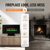 MEGAWISE 36-Inch Electric Fireplace Heater, Wall Mounted or Freestanding