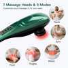 MEGAWISE Cordless Handheld Back Massager, 5 Speeds, Rechargeable