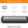 MEGAWISE 2025 Powerful Vacuum Sealer Machine | Compact Design | One-Touch Automatic | Seal in 10-20 Seconds | Dry, Moist, Wet, and Cold Modes | With 10 Vacuum Bags & Built-in Cutter