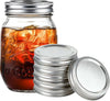 Mason Jar Lids (10Lids + 10Rings (Regular Mouth))