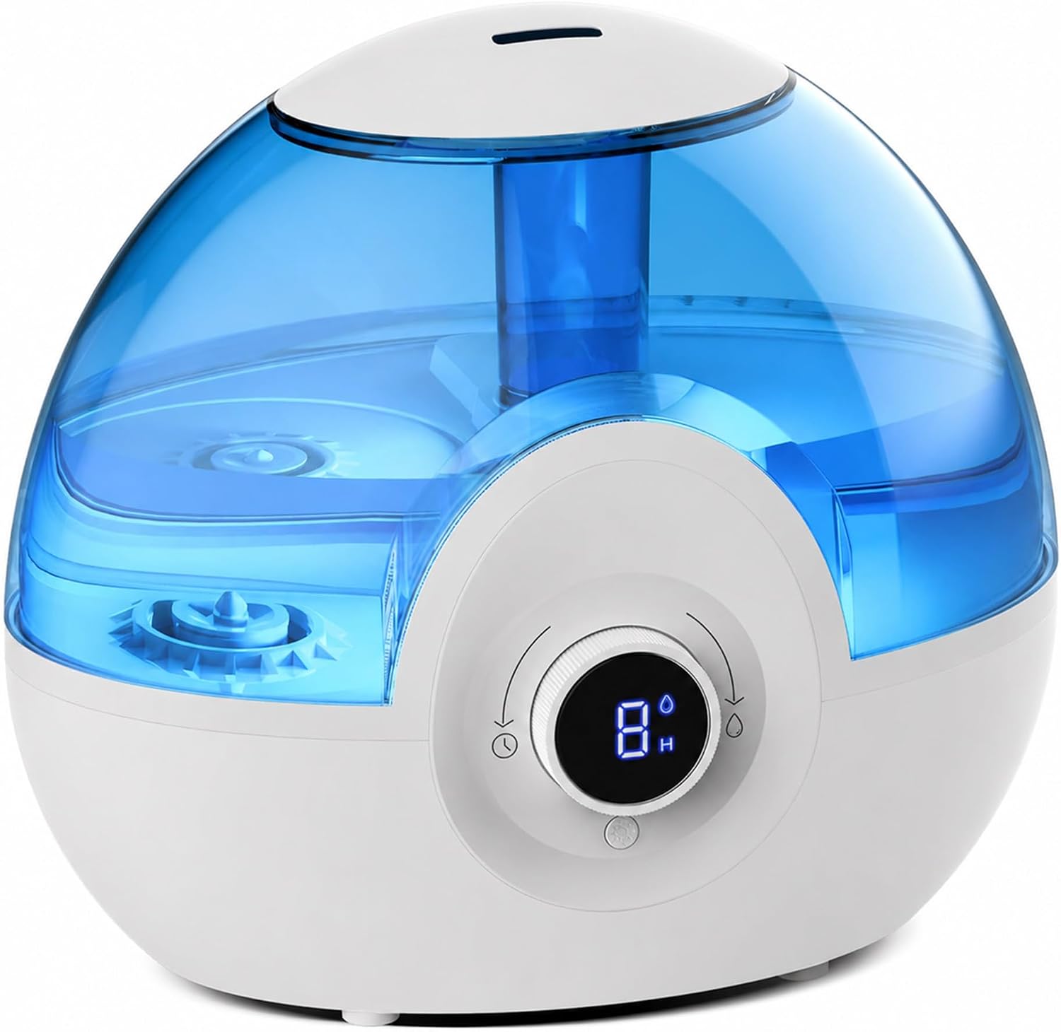 MEGAWISE 2.2L Small Bedroom Humidifier, Ultra Quiet, Home & Office