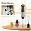 MEGAWISE Immersion Hand Blender, 800W Stick Blender with Whisk