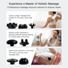 MEGAWISE Handheld Deep Tissue Massager Percussion Therapy for Back, Neck, Shoulders, Legs & Full Body,5 Speed & Mode Options, Corded 6ft, Ergonomic Grip, Multi-Node Massage (Pearl White)