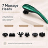 MEGAWISE Cordless Handheld Back Massager, 5 Speeds, Rechargeable
