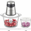 MEGAWISE 500W Electric Food Chopper Meat Grinder for Kitchen, Steel Blades