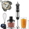 MEGAWISE Immersion Hand Blender, 800W 5-in-1 Stick Blender (Black)
