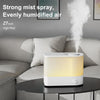 Megawise Cool Mist Ultrasonic Humidifier, Adjustable Mist Control, Quiet Operation, With a 6L top-fill tank and 50-hour runtime(White)