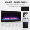 MEGAWISE 36-Inch Recessed Electric Fireplace Insert, 1400W Heater