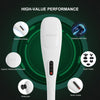 MEGAWISE Handheld Deep Tissue Massager Percussion Therapy for Back, Neck, Shoulders, Legs & Full Body,5 Speed & Mode Options, Corded 6ft, Ergonomic Grip, Multi-Node Massage (Pearl White)