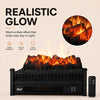 MEGAWISE Electric Fireplace Heater, Freestanding, 1400W with Remote & Timer