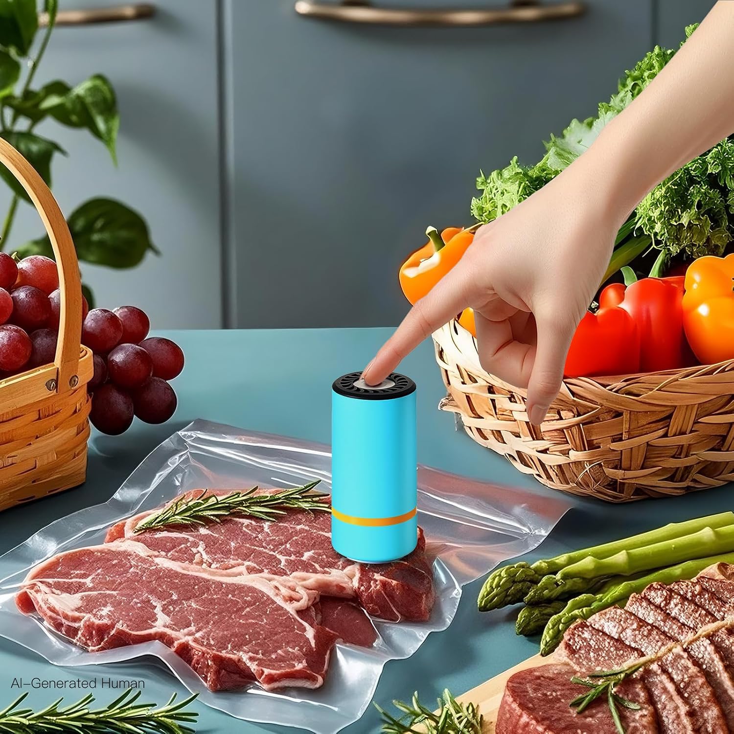 MEGAWISE Reusable Sous Vide Bags, BPA-Free Cooking Bags for Meal Prep