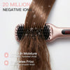 MEGAWISE Hair Straightener Brush, Ceramic Ionic Heated Hair Brush