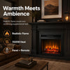 MEGAWISE 23-Inch Electric Fireplace Insert, 1400W Heater with Remote