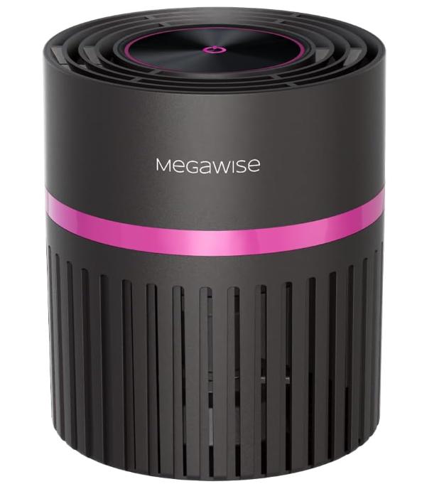 MEGAWISE H13 HEPA Air Purifier, 3-Stage, 24dB Sleep Mode