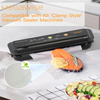MEGAWISE Vacuum Sealer Bags (8''x 12''-110pcs) for Food Freshness Preservation, BPA Free Vacuum Storage Bags for Food or Sous Vide, Seal a Meal,Double-Sided Texture, Double Lock Freshness (110 count)