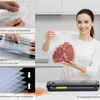 MEGAWISE Vacuum Sealer Bags (8''x 12''-110pcs) for Food Freshness Preservation, BPA Free Vacuum Storage Bags for Food or Sous Vide, Seal a Meal,Double-Sided Texture, Double Lock Freshness (110 count)
